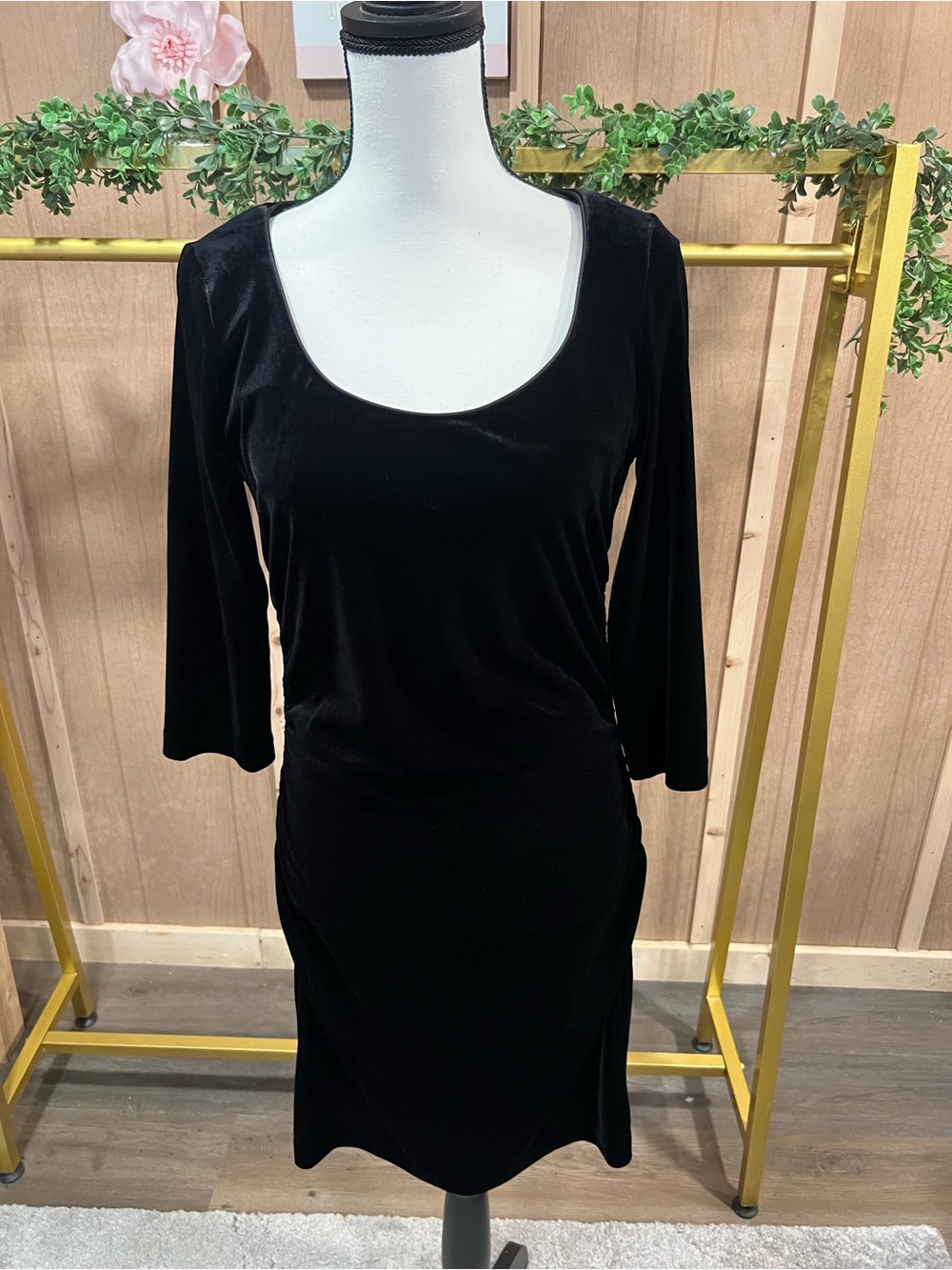 WHBM Velvet dress